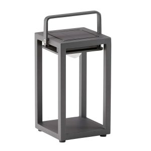 Solarlampe anthrazit